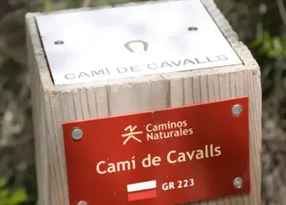 Cami de Cavall way Marker